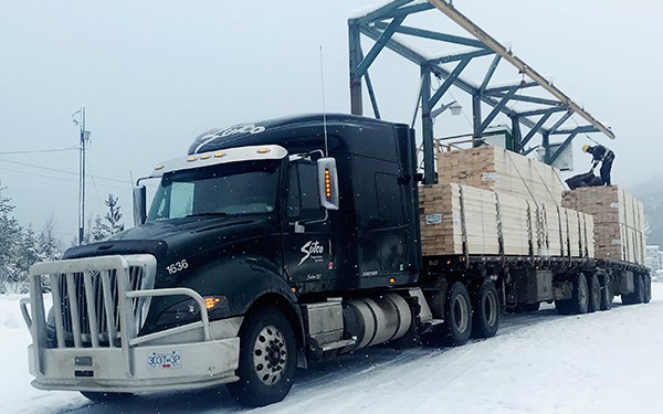Sutco Transportation Specialists Hauling Lumber