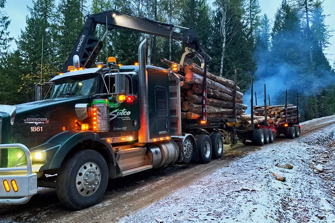 Sutco Transportation Specialists Quad Logger Short Log Hauling